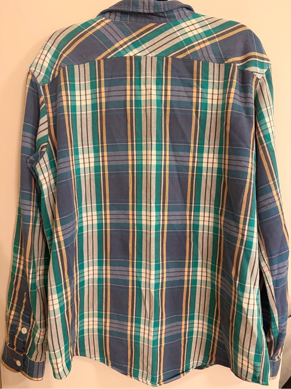 Ralph Lauren Plaid Button-Down Flannel Work Shirt - Picture 5 of 6